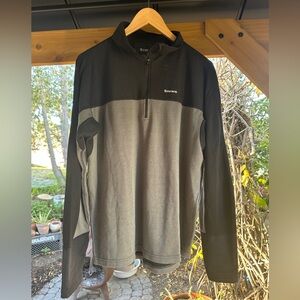 Simms Gray Long Sleeve Tee Athletic Performance